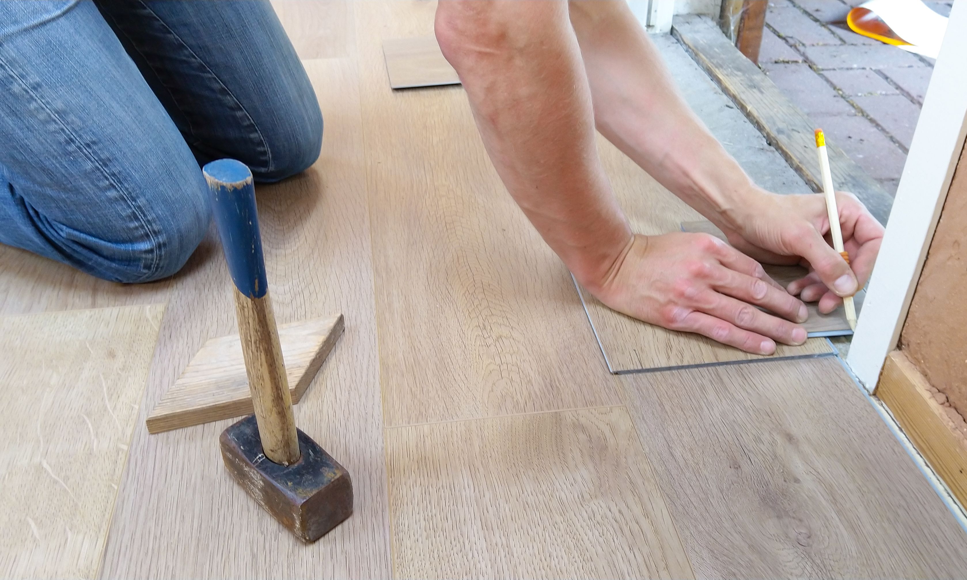 Beautiful hardwood flooring showcasing professional craftsmanship